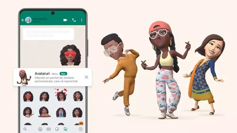 Utilizatorii WhatsApp vor putea folosi și avataruri 3D în aplicație