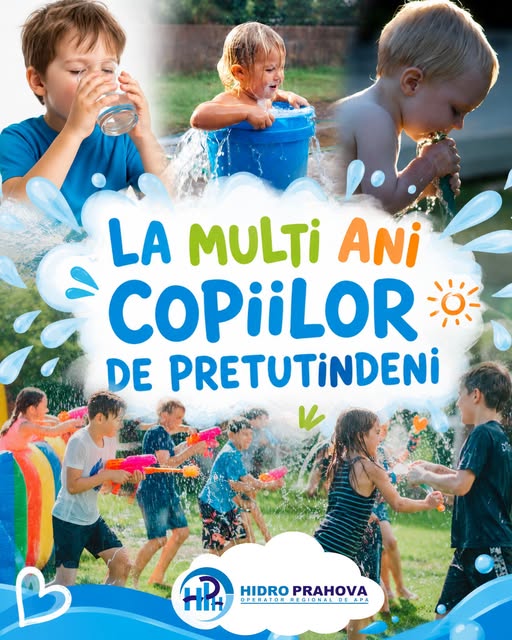 Hidro Prahova: De 1 Iunie, sărbătorim cea mai frumoasă resursă a lumii: copilăria!